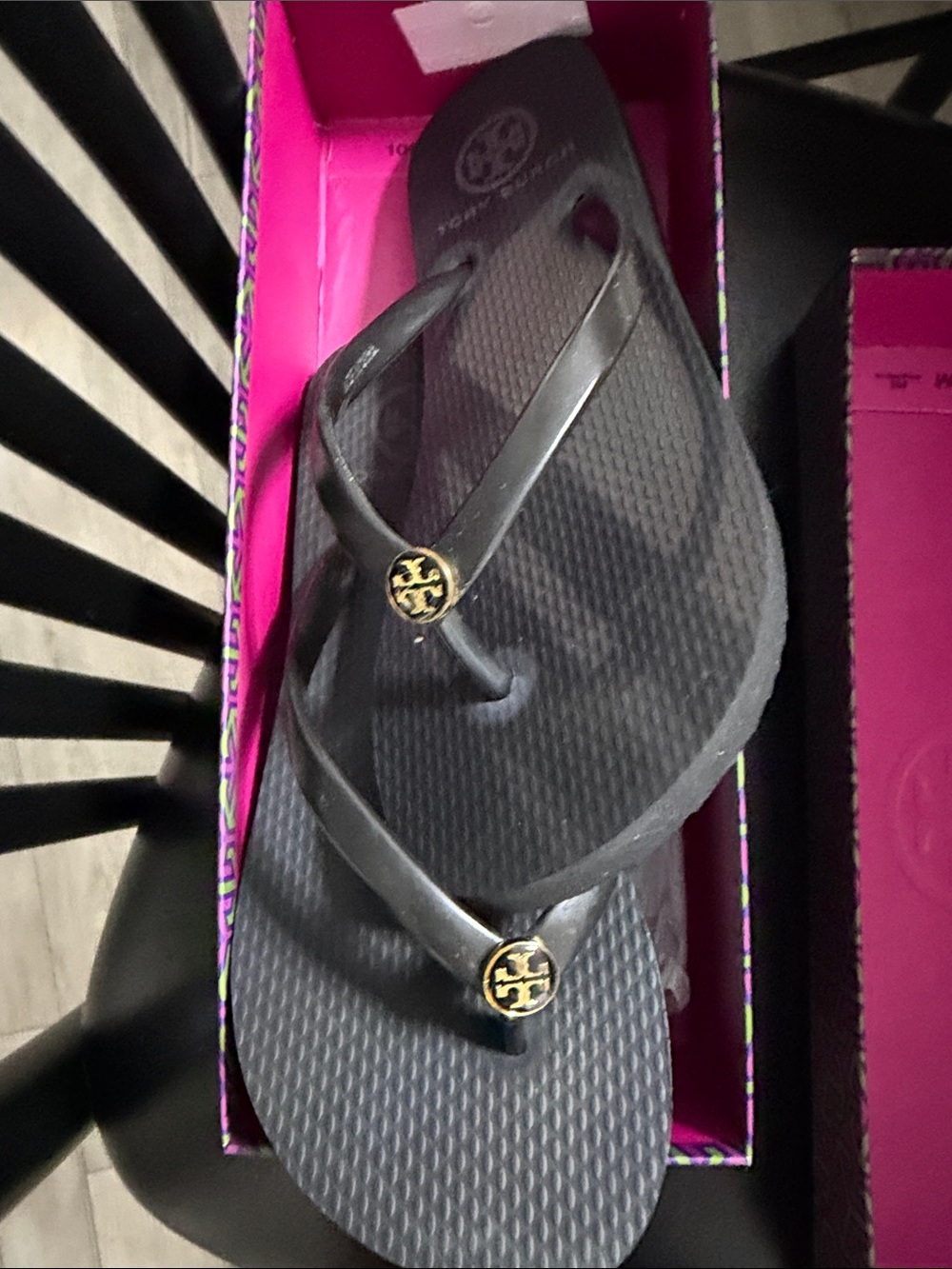 Tory Burch thin logo flip flop